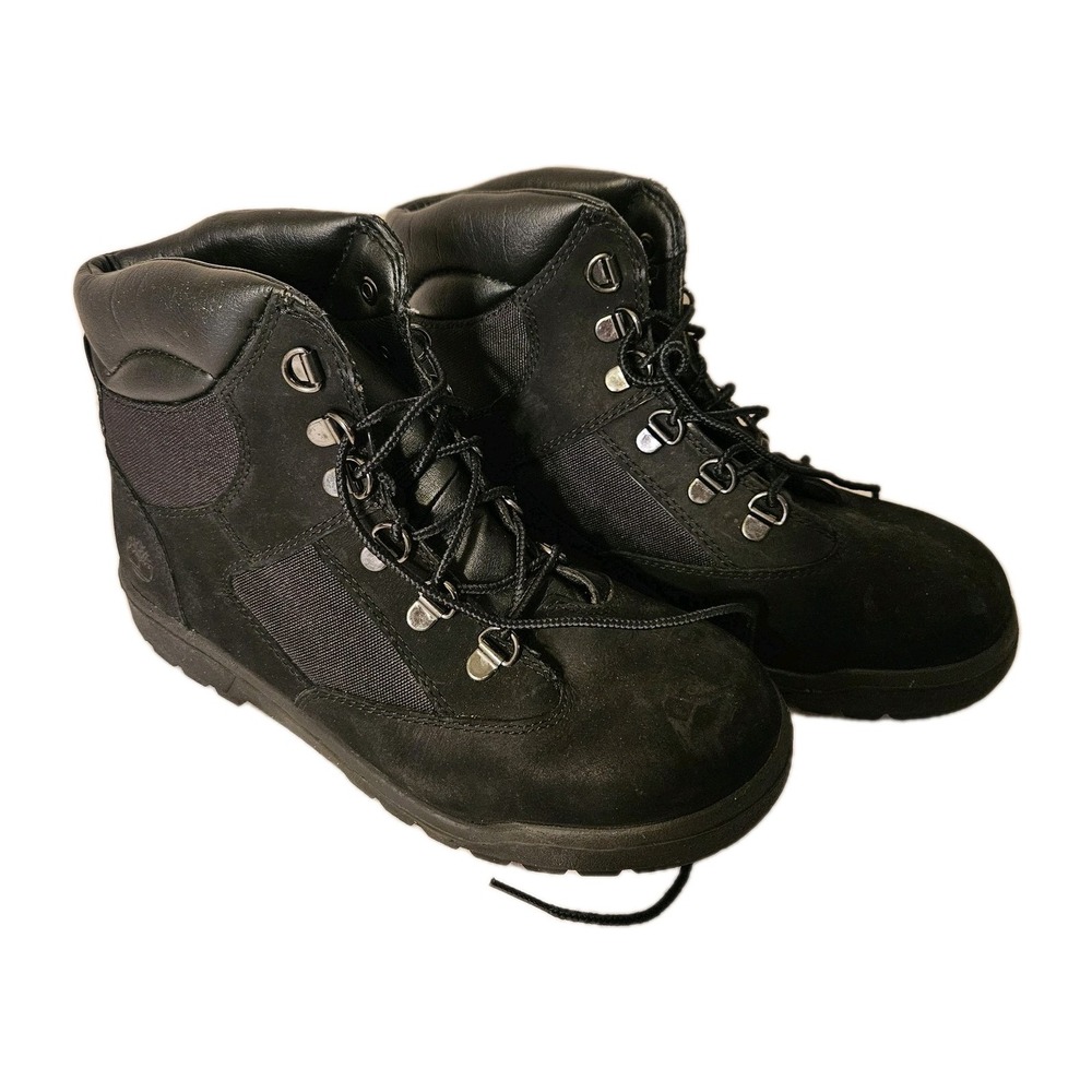 Timberland‎ Junior Field Boot Boys Black  6" TB0A13LK  Size 6